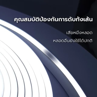 ไฟเส้นนีออนเฟล็ก ไฟเส้นLED Neon flex แบ่งขาย5M 10M 20M 2835 12V 220V ไฟท่อ ปีใหม่ ประดับตกแต่ง IP67 พร้อมปลั๊กสวิตช์ Light strip ตกแต่งสวน