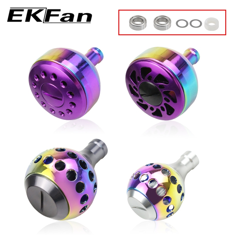 EKFan with bearing aluminum alloy Fishing Reel Knob for 26MM shaft abu daiwa Shimano Spinning Baitca