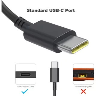 สําหรับ 65W Lenovo แล็ปท็อปชาร์จ USB C ใช้งานร่วมกับ Lenovo ThinkPad T480s T580s T490 E480 E580 Chromebook C330 S330 300e 500e โยคะ C930 C940 แหล่งจ่ายไฟอะแดปเตอร์สายไฟ