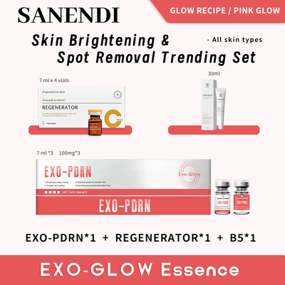 วิตามินซีและEXO Solve Brightening Skin Moisturizing Facial Care ชุด 3 ชิ้น