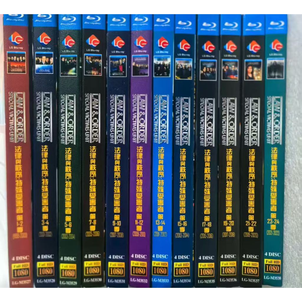 Blu-ray BD American Suspended Crime/Law and Order: วิคติมพิเศษ Season 1-24 Law & Order: วิซิtims Uni