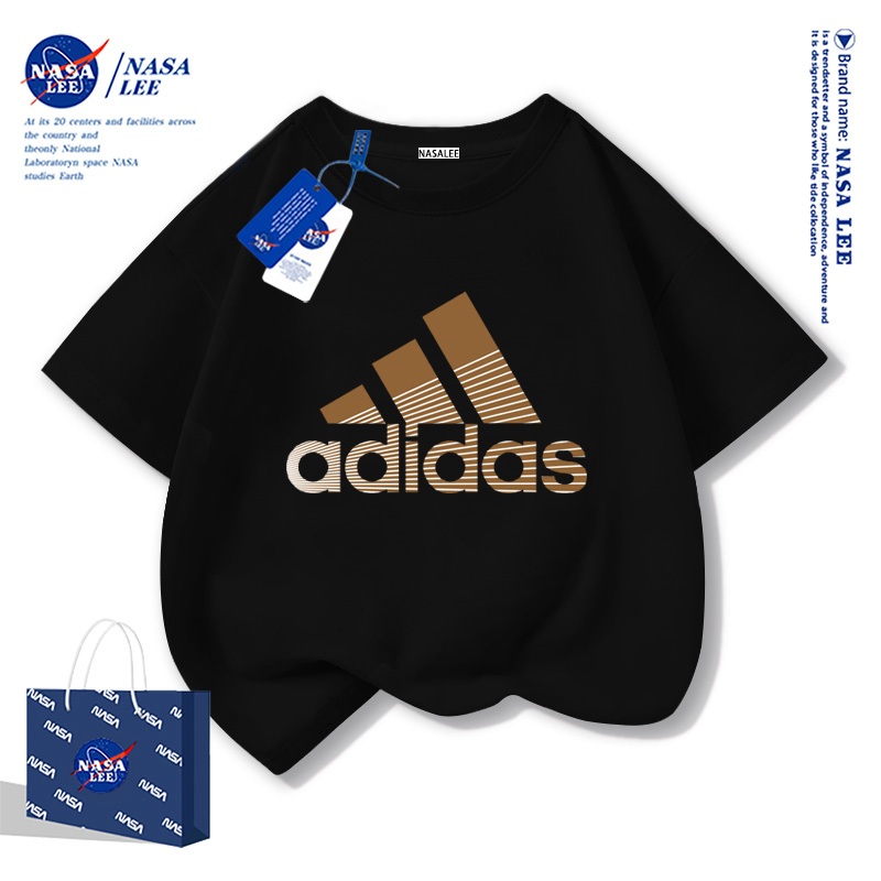 [จัดส่งในวันเดียวกัน] นาซ่า หลวมผ้าฝ้ายบริสุทธิ์เสื้อยืดชายหญิงเสื้อผ้าแบรนด์อินเทรนด์ระบายอากาศเสื้อผ้าไทย