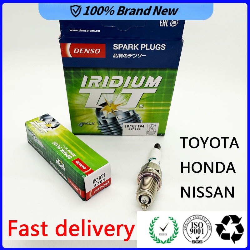 1 ชิ้น/4 ชิ้น IK16TT DENSO IRIDIUM TT SPARK PLUG IK16TT 4701 IK16 สําหรับ TOYOTA NISSAN HONDA