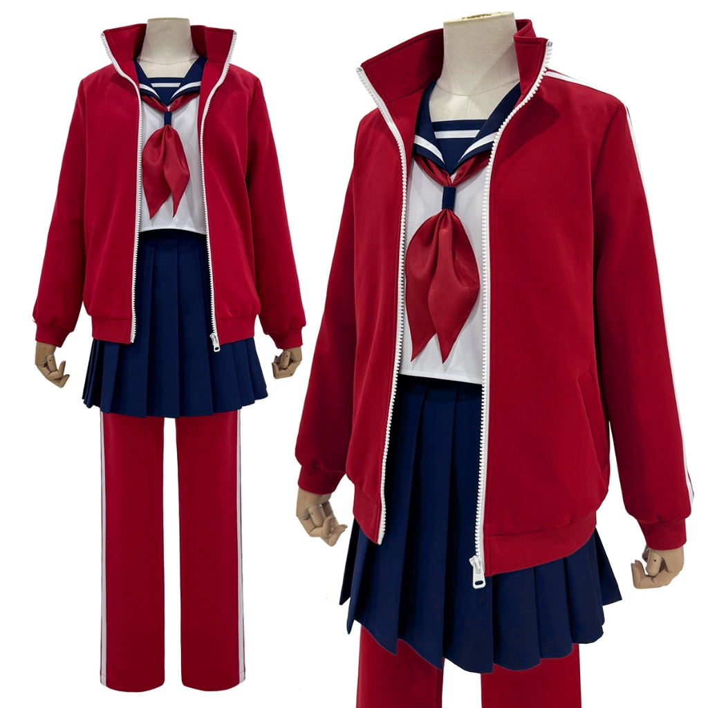 HOLOUN GinTama Anime Kagura ผู้นําเครื่องแต่งกายคอสเพลย์ บทบาทสีแดง