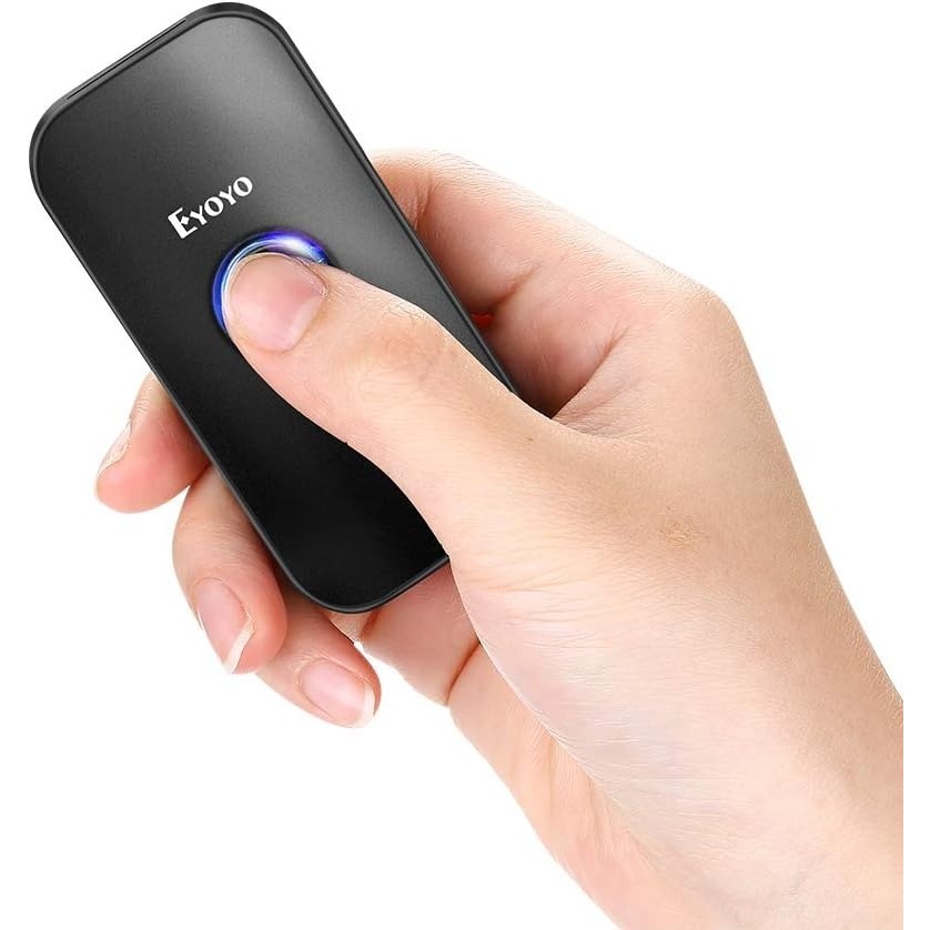 Eyoyo EY-009C 1D ไร้สายบลูทูธ USB Barcode Scanner ชุดสําหรับโทรศัพท์แท็บเล็ตพีซี