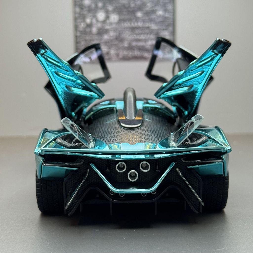 DL 1:24 Apollo EVO Sun Godรถรุ่นโลหะของเล่นรถDiecastรถสําหรับชายเด็กจําลองเสียงLight Effectของขวัญงานอดิเรกคอลเลกชัน - รูปที่ 3