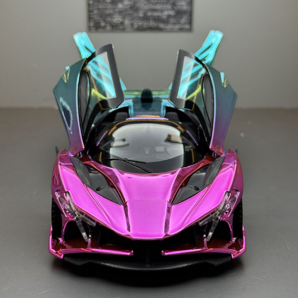 DL 1:24 Apollo EVO Sun Godรถรุ่นโลหะของเล่นรถDiecastรถสําหรับชายเด็กจําลองเสียงLight Effectของขวัญงานอดิเรกคอลเลกชัน - รูปที่ 2