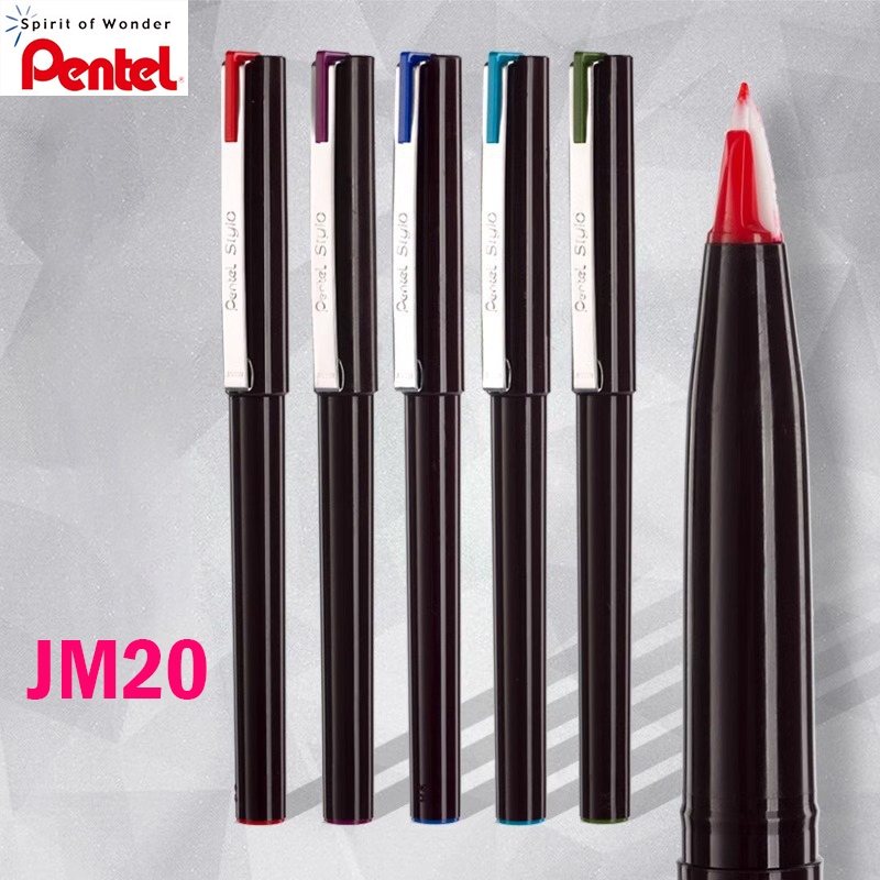 1 ชิ้นญี่ปุ่น Pentel Stylo พลาสติก JM20 Pulaman ปากกา 0.5 มม.