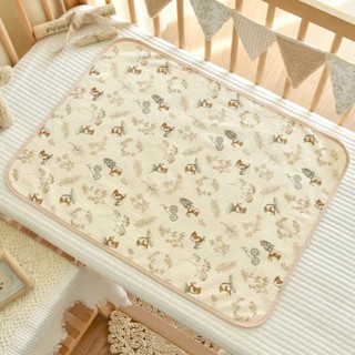 ผ้ากอซผ้าฝ้าย เสื่อเปลี่ยนเด็ก แผ่นรองปัสสาวะทารกแรกเกิด เปล…