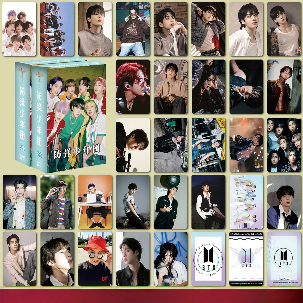 50-119pcs PERMISSION TO DANCE เลเซอร์โฮโลแกรม Lomo การ์ด Jung Kook GOLDEN SUGA แผนที่ D-DAY V Kim Ta