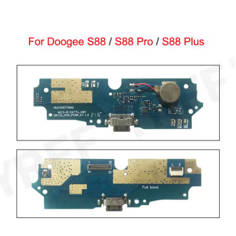 Original ชาร์จพอร์ตสําหรับ DOOGEE S88 Plus USB Board Micphone พร้อม VibratorRepair อุปกรณ์เสริมสําหร