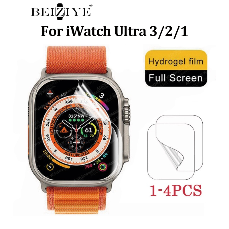 ฟิล์มไฮโดรเจล สำหรับ iWatch Ultra3 49mm ป้องกันหน้าจอ สำหรับ iWatch Ultra ฟิล์มป้องกันอ่อนอ่อนไม่ใช่