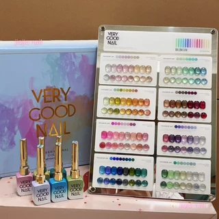 【พร้อมส่ง】 BUBGIR X VERY GOOD 60 สี สีเจลแคทอายเนื้อซาติน สีเจลแคทอาย 60 ลูกแก้ว ฟรีชาร์ท Cat eye 60 สี