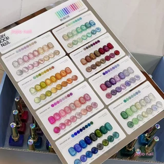 【พร้อมส่ง】 BUBGIR X VERY GOOD 60 สี สีเจลแคทอายเนื้อซาติน สีเจลแคทอาย 60 ลูกแก้ว ฟรีชาร์ท Cat eye 60 สี