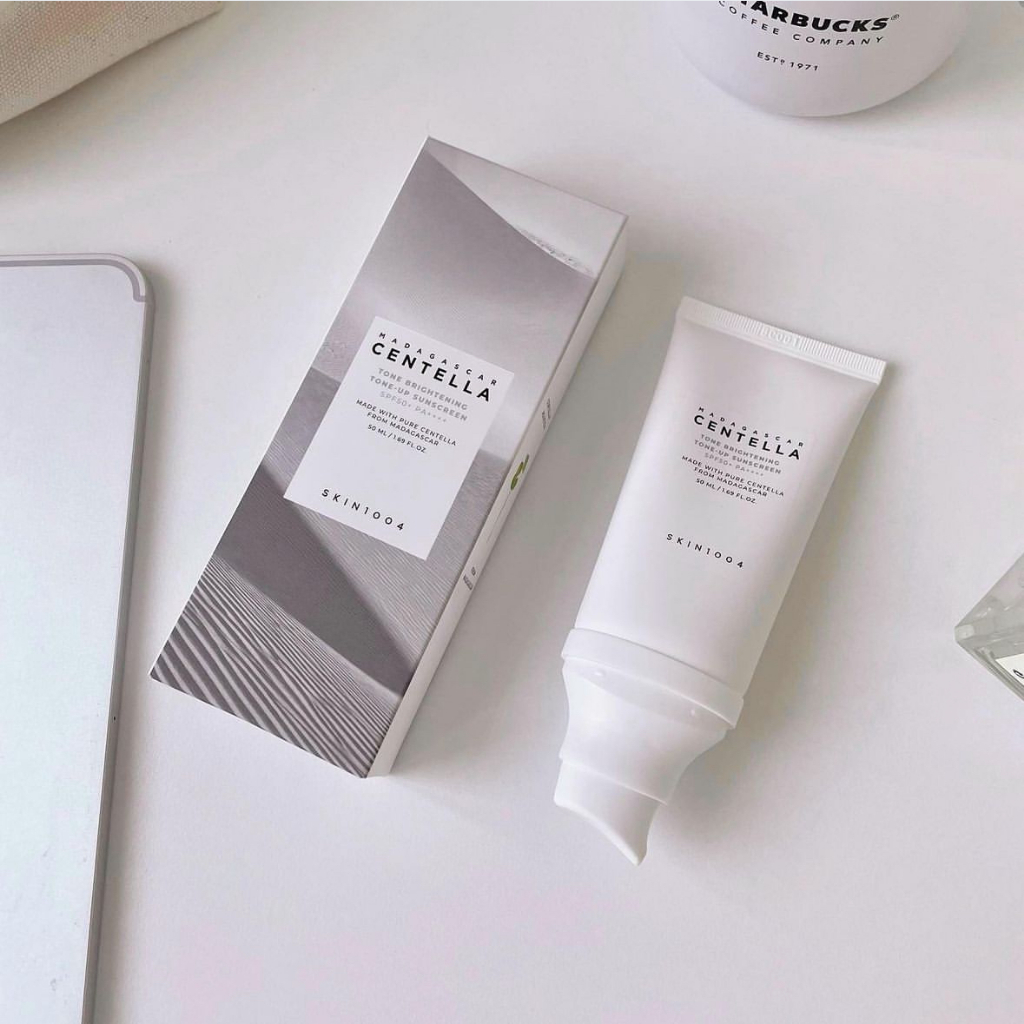 SKIN1004 Skin Care Angel Brightening Sunscreen Cream Physical Combine Non-Greasy Sunscreen Lo