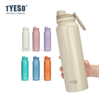 TYESO Thermos Flask Stainless Steel Water Bottle 600ml 750ml 1050ml 1200ml Leakproof Vacuum Insulated Tumbler 8706C  8709C 8724 8725