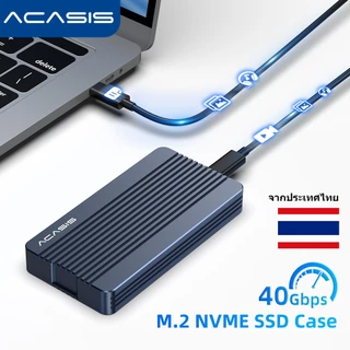 ACASIS USB4 40Gbps M.2 NVME SSD Enclosure ใช้งานร่วมกับ Thunderbolt 4/3 8TB อลูมิเนียมฟรี USB4 ประเภท C สายสําหรับแล็ปท็อป TBU405Air