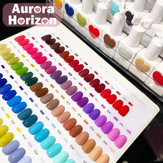 【พร้อมส่งในกรุงเทพฯ】58สี ฟรีชาร์ตสี เบส ท๊อป สีเจล15ml. Sansu 3.0 รุ่น MACARON สีเจลฝาโบว์