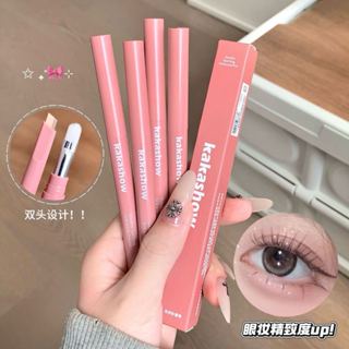 KAKASHOW Two-tone Lying Silkworm Pen with Brush - Waterproof…