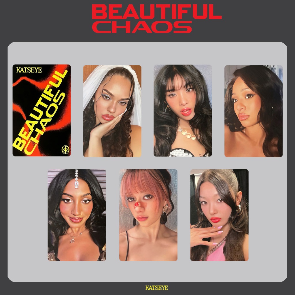 6-124pcs KATSEYE SIS Soft Is Strong Photocards BEAUTIFUL CHAOS อัลบั้ม Debut Touch Gnarly Lomo การ์ด MANON SOPHIA DANIELA MEGAN YOONCHAE KPOP ไอดอลโปสการ์ด SX