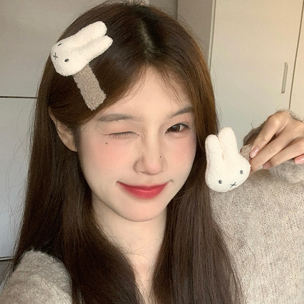 ตุ๊กตาหวาน มิฟฟี่ กระต่ายกิ๊บการ์ตูนน่ารักสำหรับเครื่องประดับผมด้านข้าง
