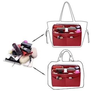 กระเป๋าจัดเก็บภายใน กันน้ำ เนื้อแน่น ไซส์ใหญ่ ใช้ได้ทุกแบรนด์ กระเป๋าออร์แกไนเซอร์ จุของมาก