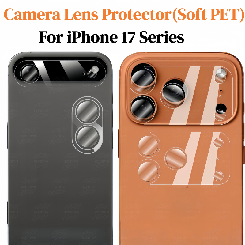 1/3 ชุดนุ่มป้องกันกล้องสําหรับ iPhone 17 Pro Max/17 Air/17 เลนส์กล้องฟิล์ม PET Full Coverage สําหรับ iPhone 17 Pro ตัวป้องกันเลนส์กล้อง