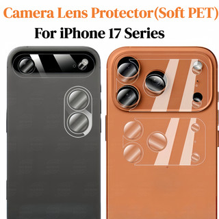1/3 ชุดนุ่มป้องกันกล้องสําหรับ iPhone 17 Pro Max/17 Air/17 เลนส์กล้องฟิล์ม PET Full Coverage สําหรับ iPhone 17 Pro ตัวป้องกันเลนส์กล้อง