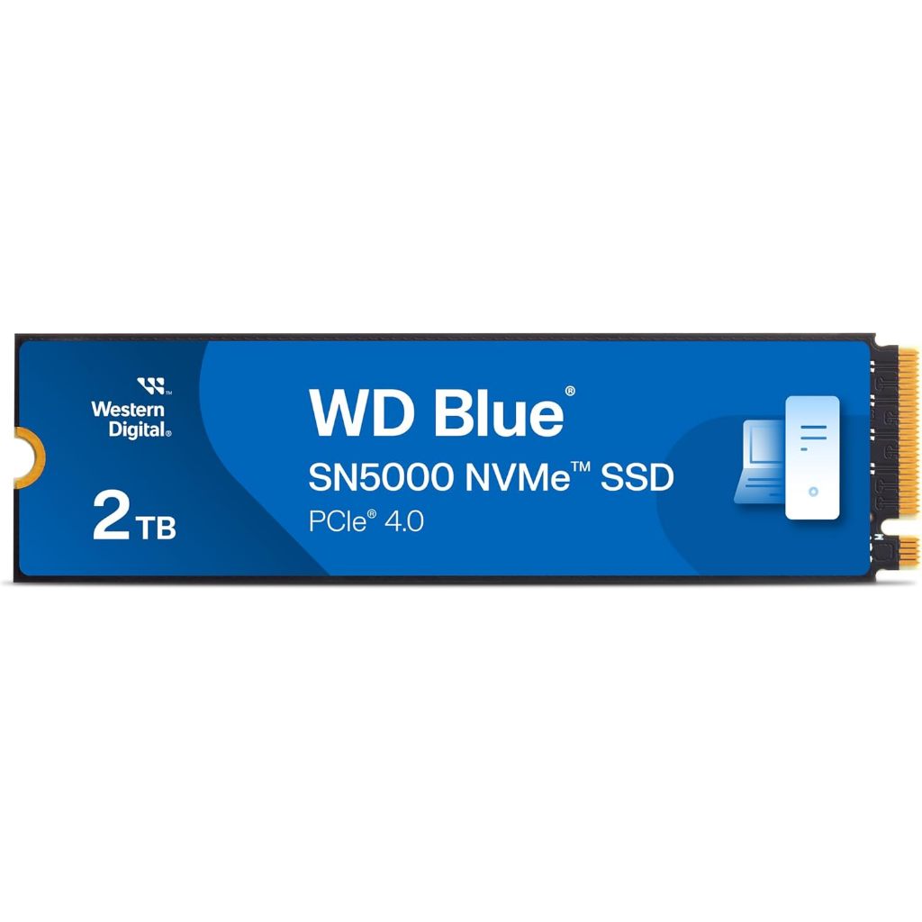 [คลังสินค้าพร้อม] SSD Western Digital 1TB/2TB/4TB WD Blue SN5000 NVMe ฮาร์ดไดรฟ์ภายใน Gen4 x4 PCIe M