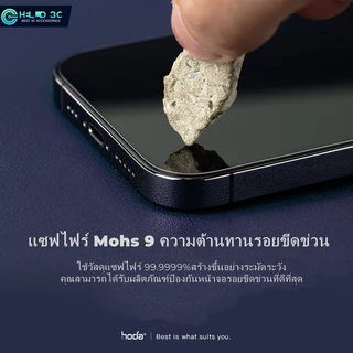 Hoda ฟิล์มกันรอย กันแสงสะท้อน เข้าได้กับ iPhone 17/16/15 การติดตั้งอัตโนมัติ ฟิล์ม iPhone 17 pro max ฟิล์มกัน iPhone 16 pro max กระจกรอย แบบเต็มจอ รอย