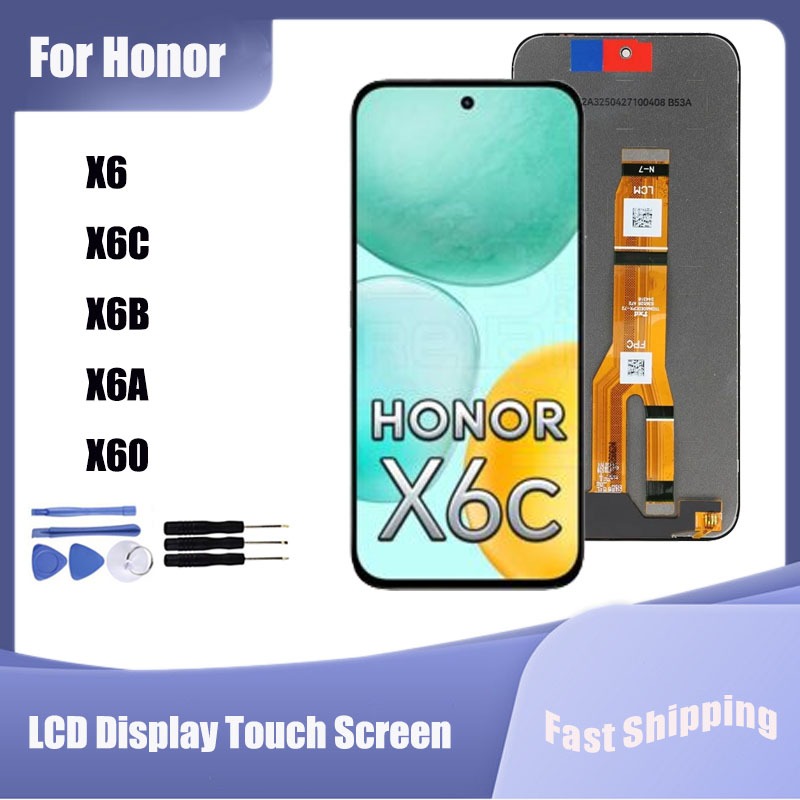 สําหรับ Honor X6 X6A X6B X6C X60 จอแสดงผล LCD Touch Screen Digitizer Assembly Replacement Parts