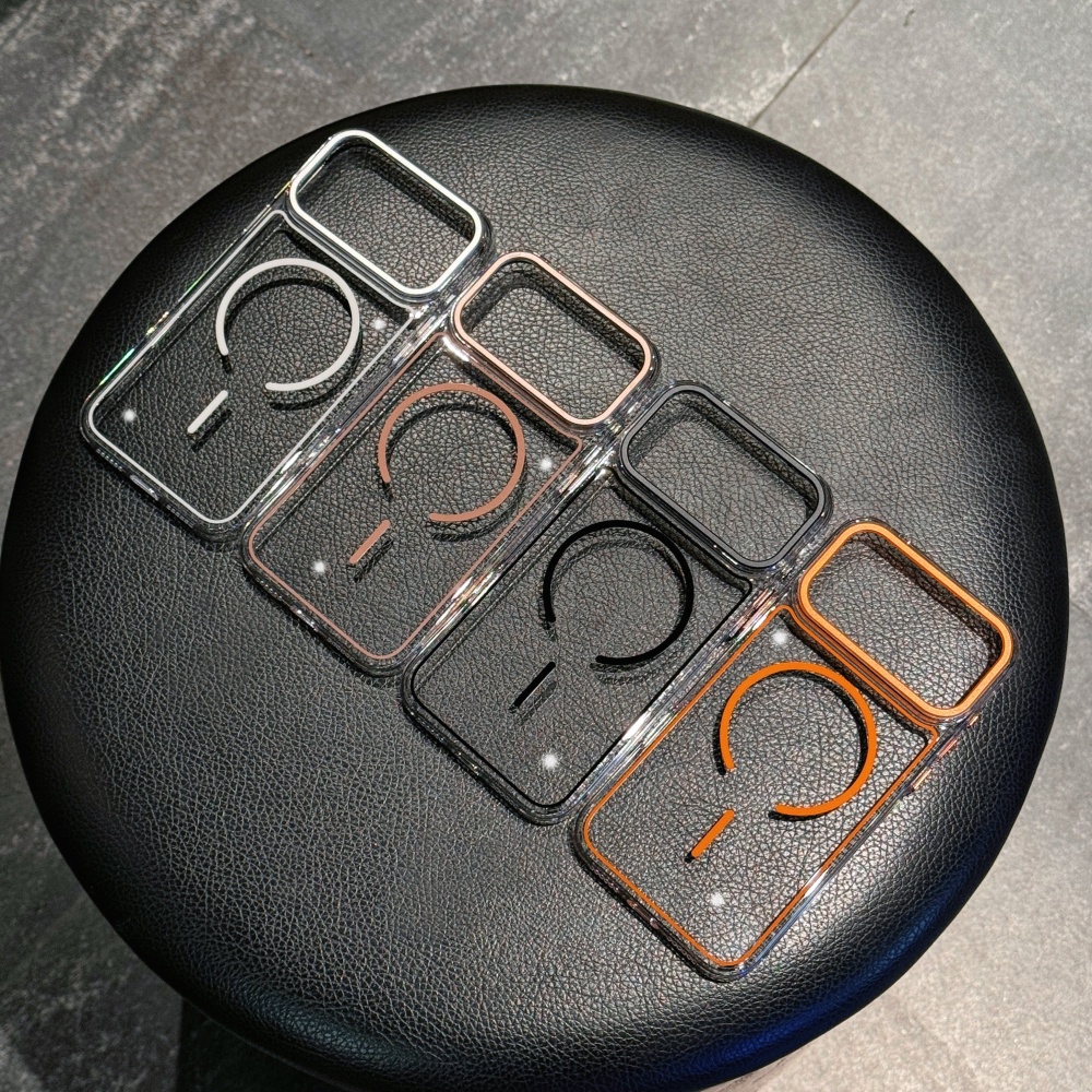 IPhone 17 16 15 pro max เคสโทรศัพท์แม่เหล็ก IP 17PRO ฝาครอบป้องกันเปลือกแข็งกันกระแทก