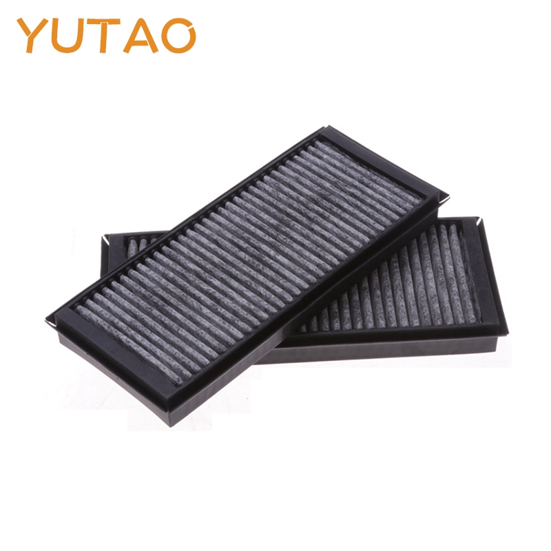 2 ชิ้น 64319159606 ตัวกรองห้องโดยสาร Fresh Air Filter สําหรับ BMW M3 2008-2013 E90 E91 E92 เครื่องยน