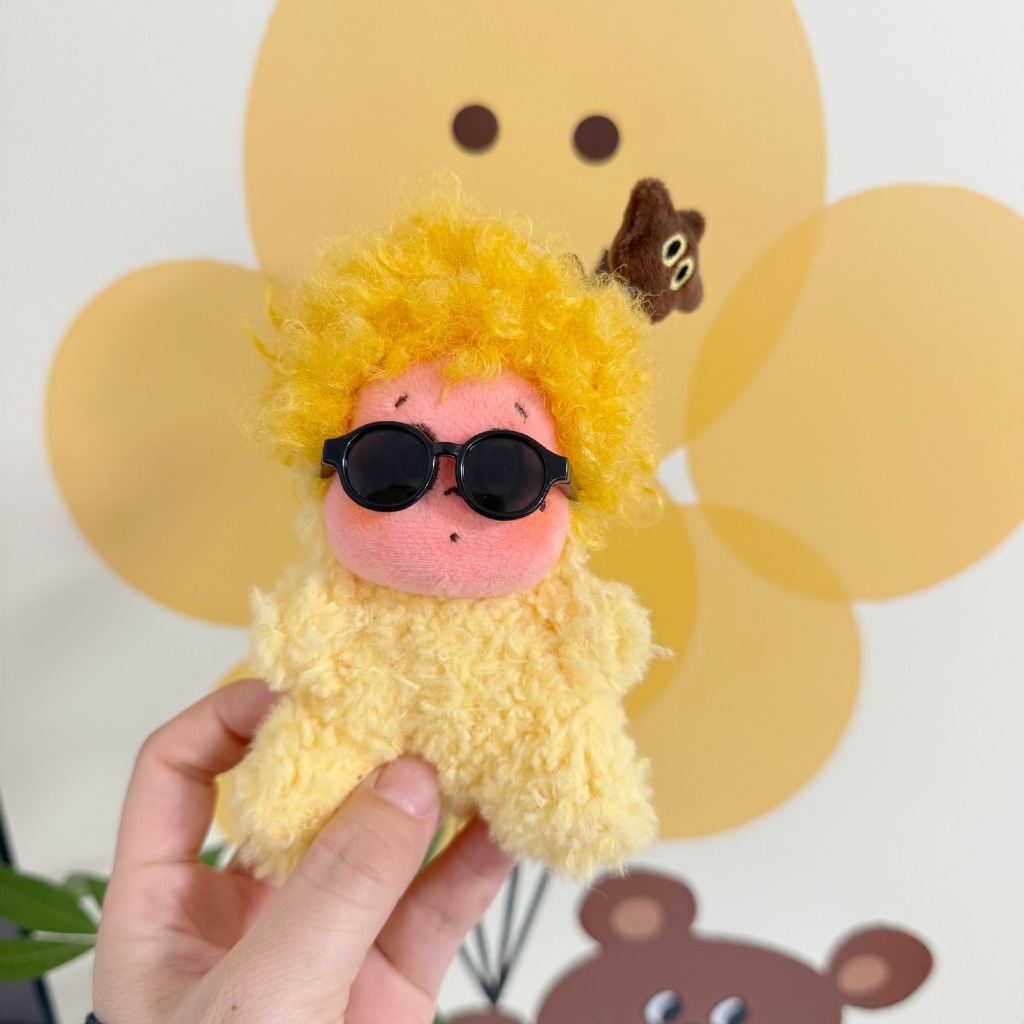 แว่นตาตุ๊กตา 3 ขนาด, (6.5 ซม. สําหรับ Labubu DIMOO WORLD Joke Bear bao-ao), (9 ซม. สําหรับ Crybaby Chikawa UpsetDuck ) , (4.5 ซม. สําหรับ OB11 StellaLou ) - รูปที่ 5