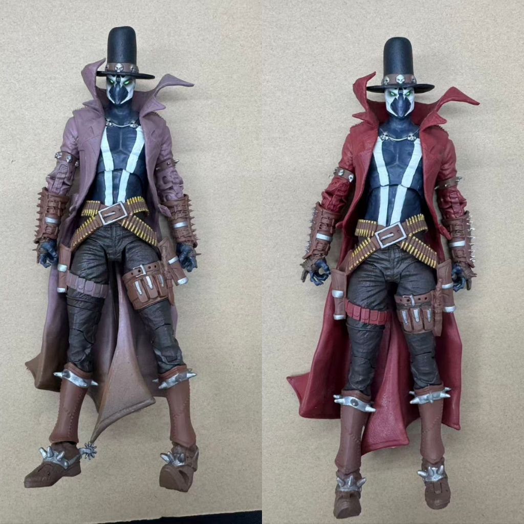 (ไม่มีกล่อง เฉพาะเรือนร่าง) McFarlane Spawn Cowboy Action Figure