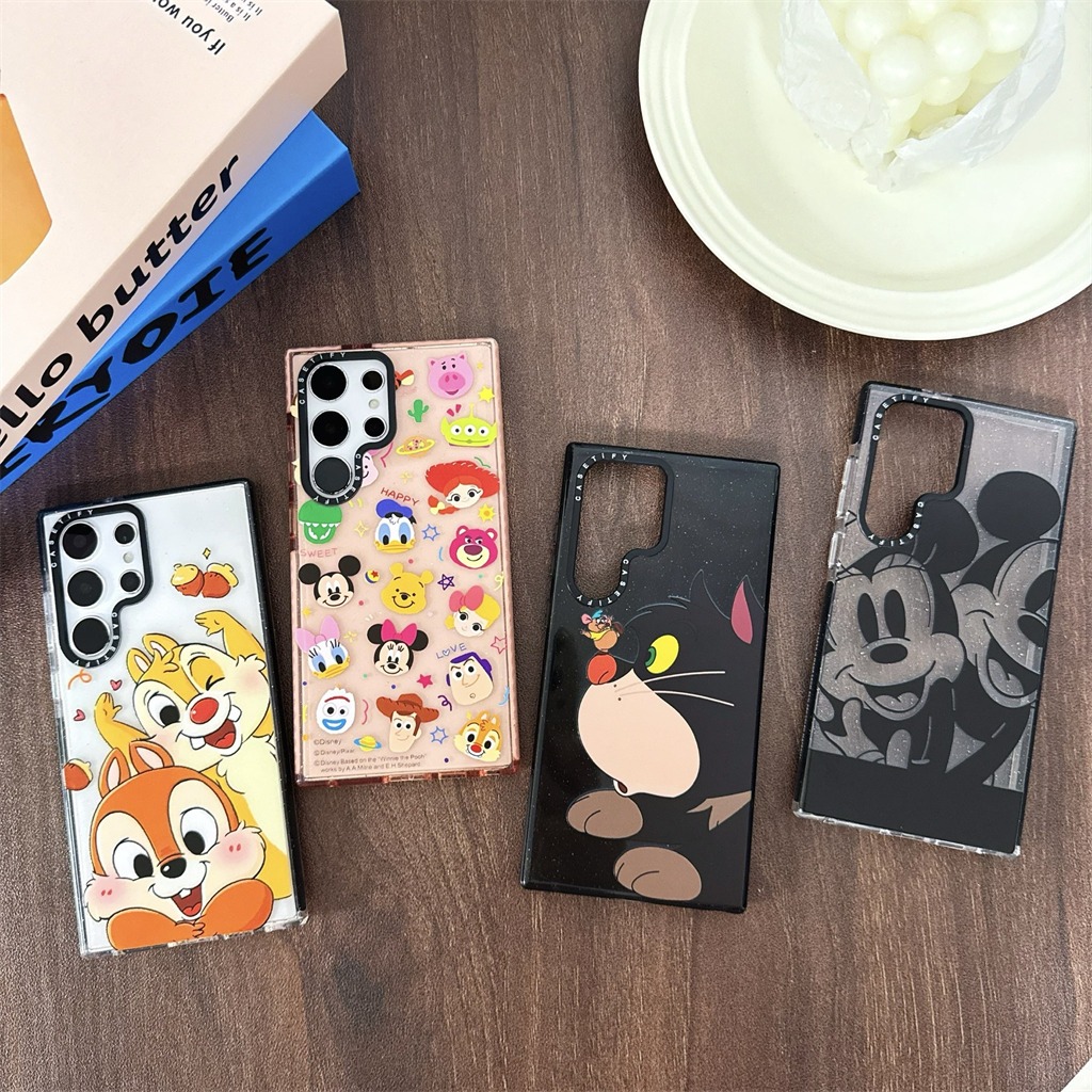 แวววาว ดิสนีย์การ์ตูน เคส Samsung Galaxy S26 Ultra S25 Ultra S25 Plus S25 S24 Ultra S24 Plus S24 S23 Ultra S22Ultra Case เคสโทรศัพท์ใหม่ ตัวอักษรภาษาอังกฤษด้านข้าง TPU ซิลิโคนอ่อนนุ่มป้องกันการตก เคสมือถือซัมซุง – โปรปัง