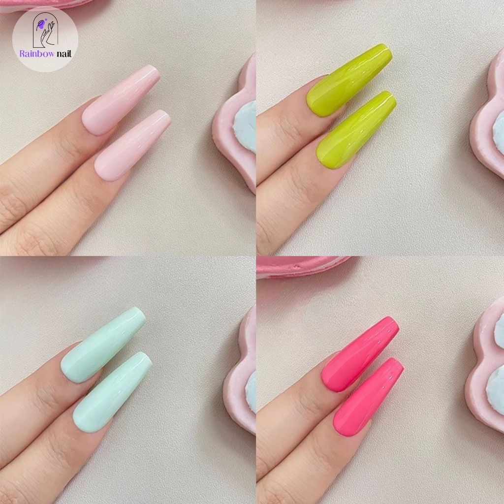 12 สีเจลยาทาเล็บชุด Gemira สีมาการอง Macaron Color Series สีอิ่มตัว 12ขวดเจล+กราฟสีสำเร็จรูป - รูปที่ 7