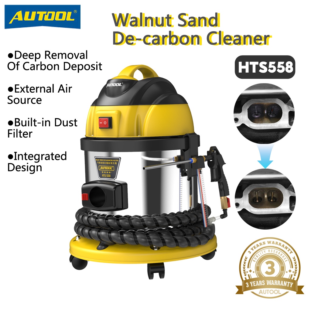 Autool HTS558 เครื่องทำความสะอาดวาล์วท่อไอดีคาร์บอนเครื่องยนต์