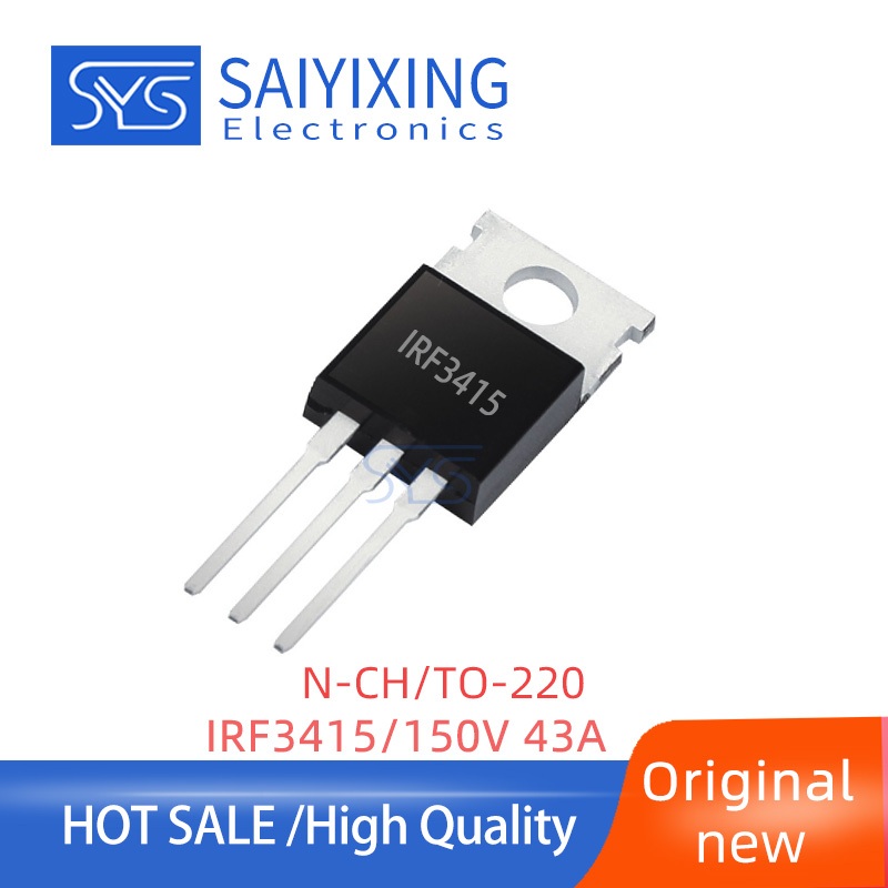 5PCS Original IRF3415 บรรจุภัณฑ์ TO-220 N Groove 150V 43A Field Effect Control IRF3415PBF