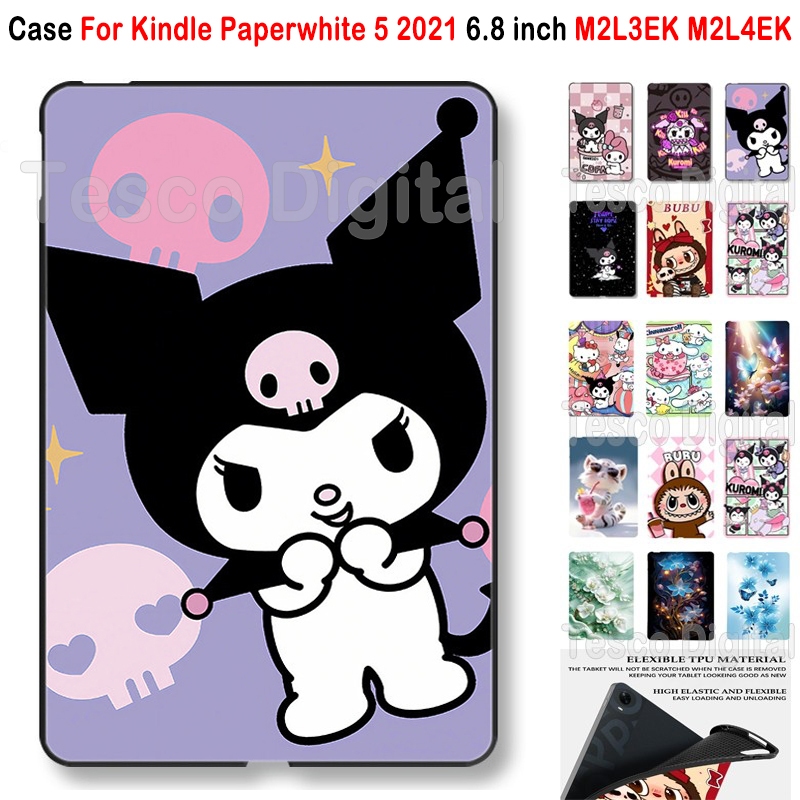 สําหรับ Kindle E-book 6.8 นิ้ว M2L3EK M2L4EK Kindle Paperwhite Signature Edition แฟชั่นการ์ตูนอะนิเม