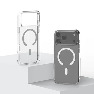[JLK] เคสแม่เหล็กโปร่งใส HD แบบแข็งบางเฉียบสําหรับ Ultra Thin Clear Magnetic Phone Case for iPhone 17 Air 16 15 14 Plus 13 ProMax 12 Pro Max Transparent Shockproof Hard Cover 15Plus 14Pro แม่เหล็ก ทุกรุ่น เคส ชาร์จไร้สาย สำหรับ