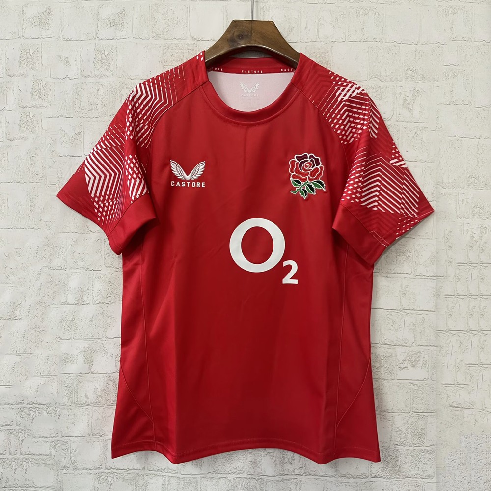 2025 Jeresy England Pre Match Rugby Jersey