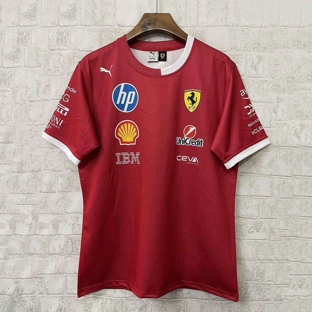 2025 Scuderia Ferrari F1 Team Shirt Red