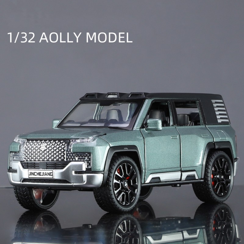 1:32 BYD Look Up At U8 SUV รถDiecast Scaleรุ่นโลหะของเล่นรถออฟโรดจําลองSound & Lightของเล่นเด็ก