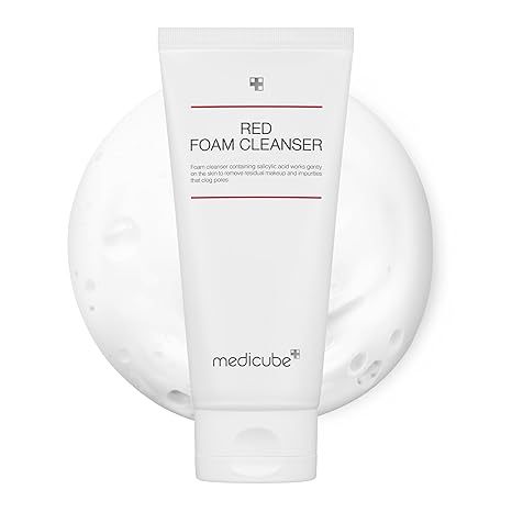 Medicube Red Foam Cleanser 120g ทําความสะอาดอย่างล้ําลึก ขจัดสิ่งสกปรก