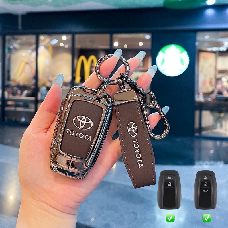 [พร้อมสต็อก] โลหะผสมสังกะสีกุญแจรถสําหรับ Toyota Corolla Cross Altis CHR CH-R Camry XV70 RAV4 Hybrid