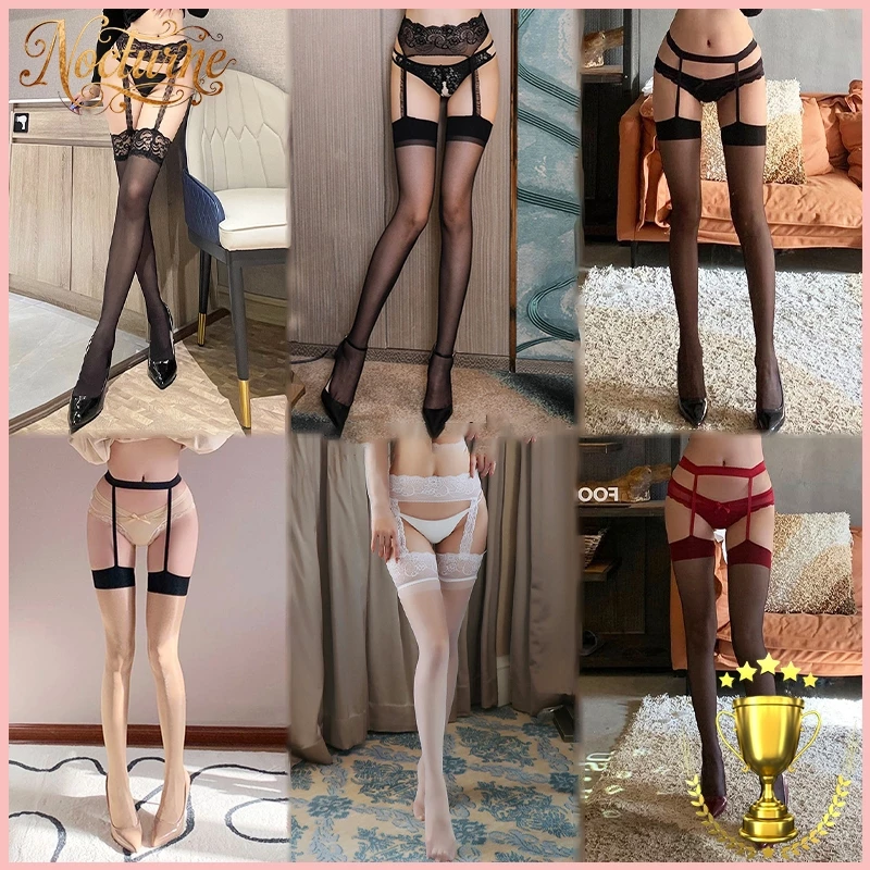 ✨ใหม่ เรียวสวย✨ถุงน่องเซ็กซี่ของผู้หญิง🧦 ถุงน่องตาข่าย หลากหลายสไตล์ให้เลือก แดนเซอร์ การ์เตอร์💞
