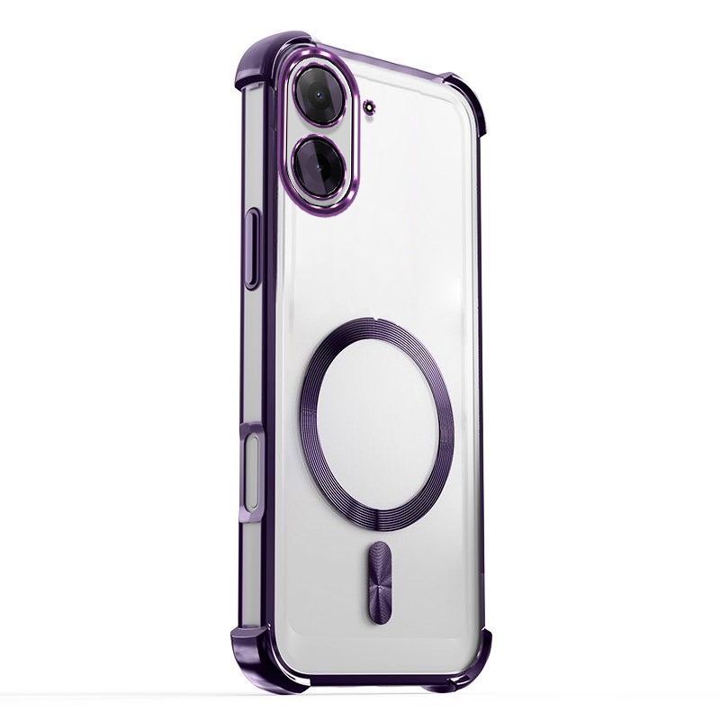 สําหรับ Xiaomi Redmi A5 4G POCO C71 เคสโทรศัพท์สี่มุม Anti Drop, ความโปร่งใสสูงแม่เหล็กดูดความร้อน Dissepation ปลอก