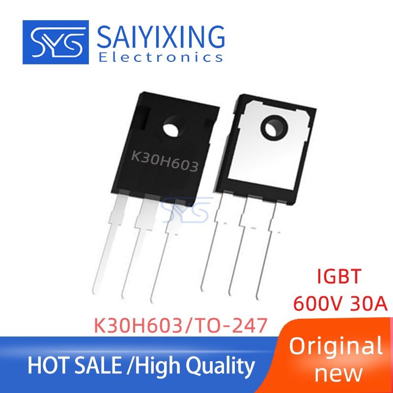 5PCS Original IKW30N60H3 ผ้าไหมพิมพ์ K30H603 บรรจุ TO-247 600V 30A 30H60 30N60 IGBT หลอด