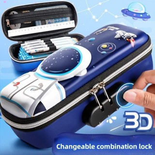 ขนาดใหญ่-ความจุกรณีดินสอเด็กชายเด็กรหัสผ่านล็อคเครื่องเขียนก…